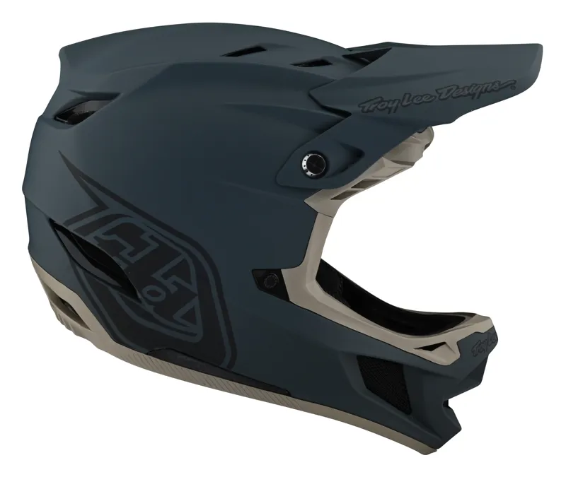 Troy Lee Designs D4 Composite Full Face MIPS MTB Helmet Stealth Grey-5