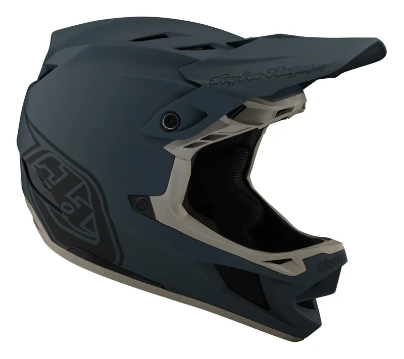 Troy Lee Designs D4 Composite Full Face MIPS MTB Helmet Stealth Grey-6
