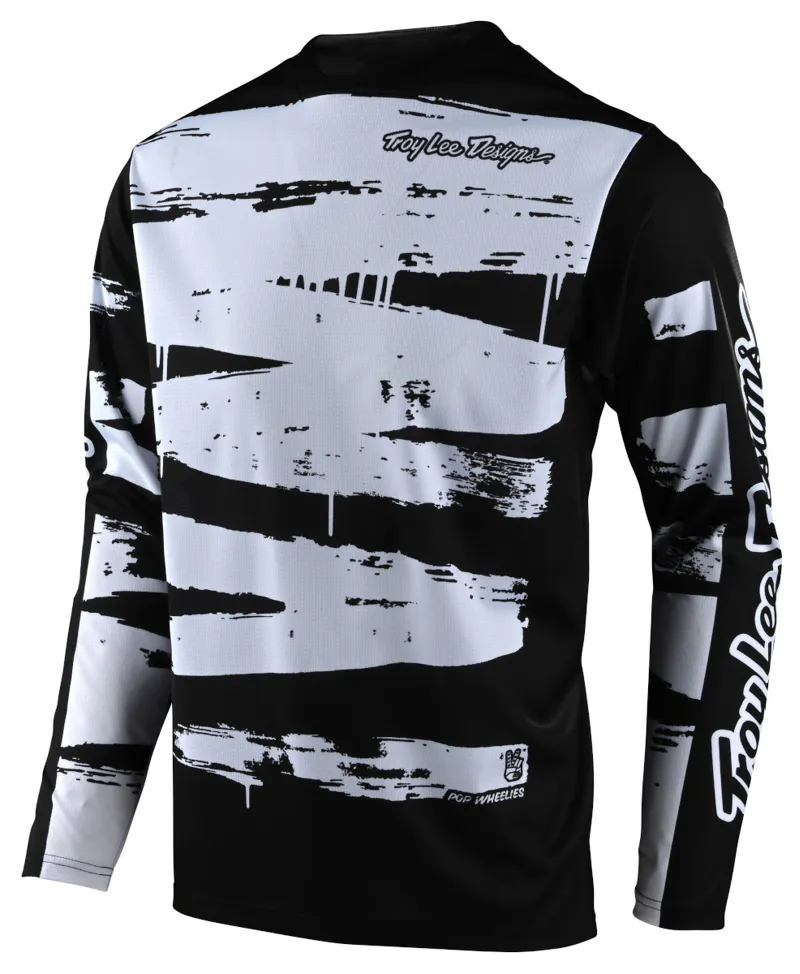 Troy Lee Designs Sprint LS MTB Jersey Brushed Black/White