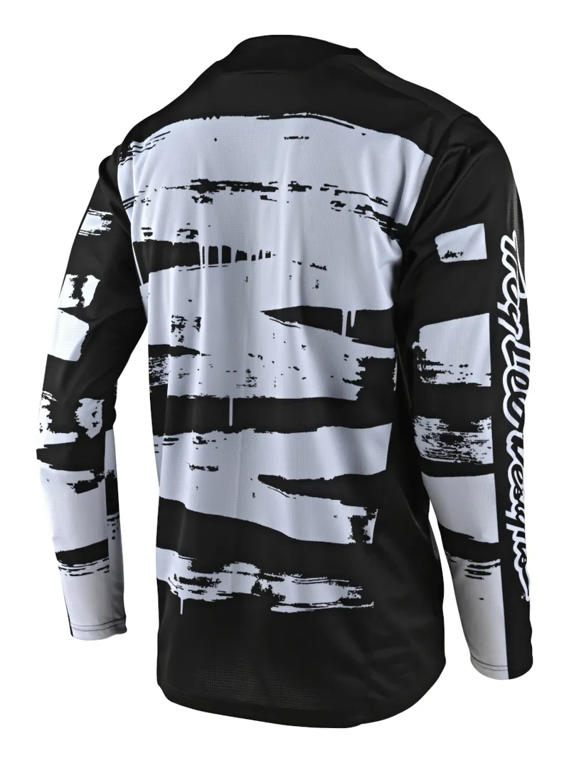 Troy Lee Designs Sprint LS MTB Jersey Brushed Black/White-1