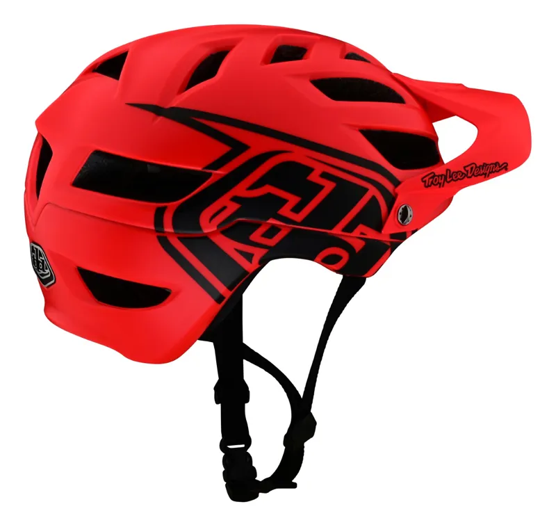 Troy Lee Designs A1 Drone MTB Helmet Fire Red-2