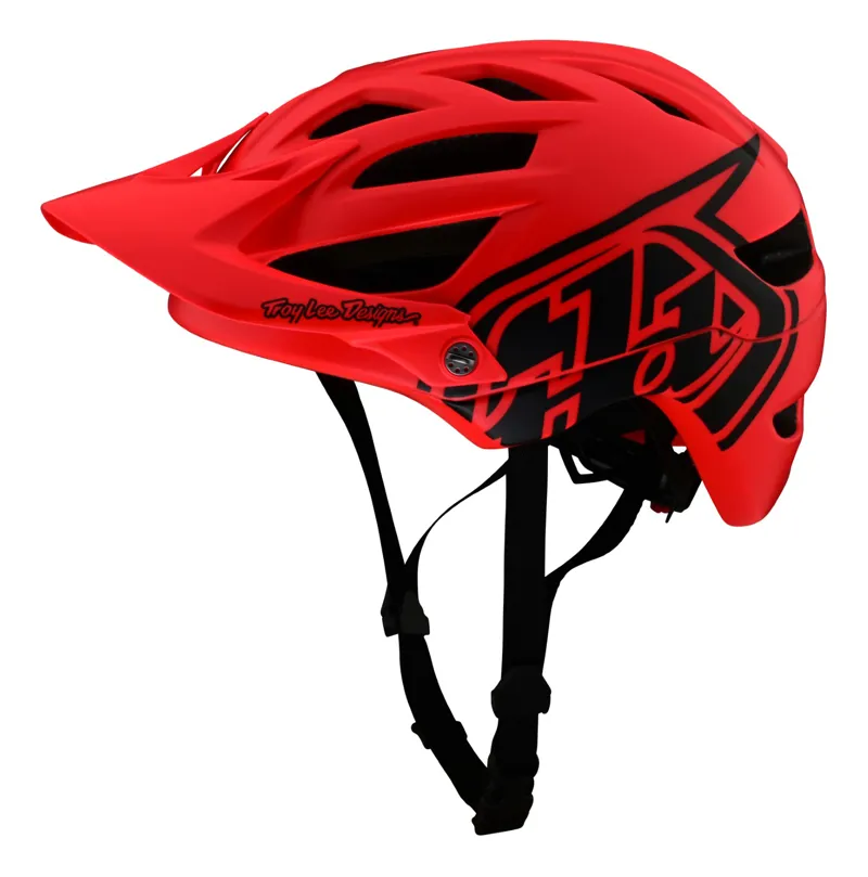 Troy Lee Designs A1 Drone MTB Helmet Fire Red-1