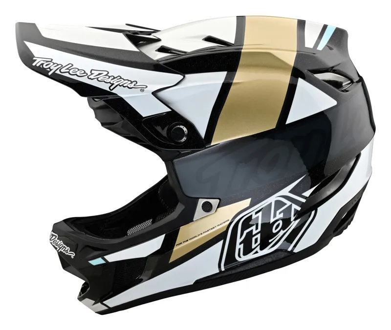 Troy Lee Designs D4 Carbon Full Face MIPS MTB Helmet Team Gold-1