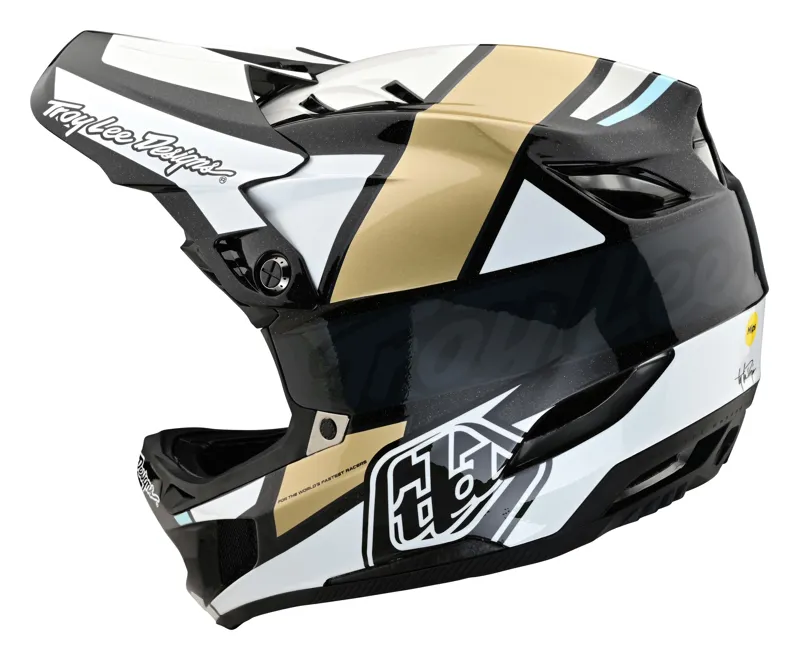 Troy Lee Designs D4 Carbon Full Face MIPS MTB Helmet Team Gold-2