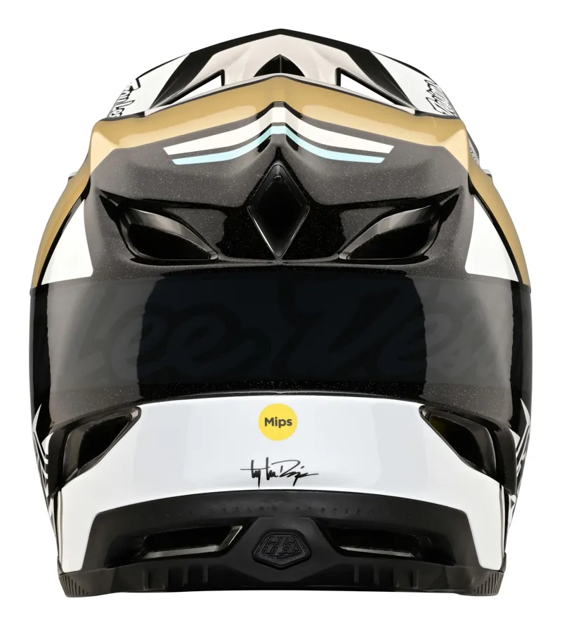 Troy Lee Designs D4 Carbon Full Face MIPS MTB Helmet Team Gold-3