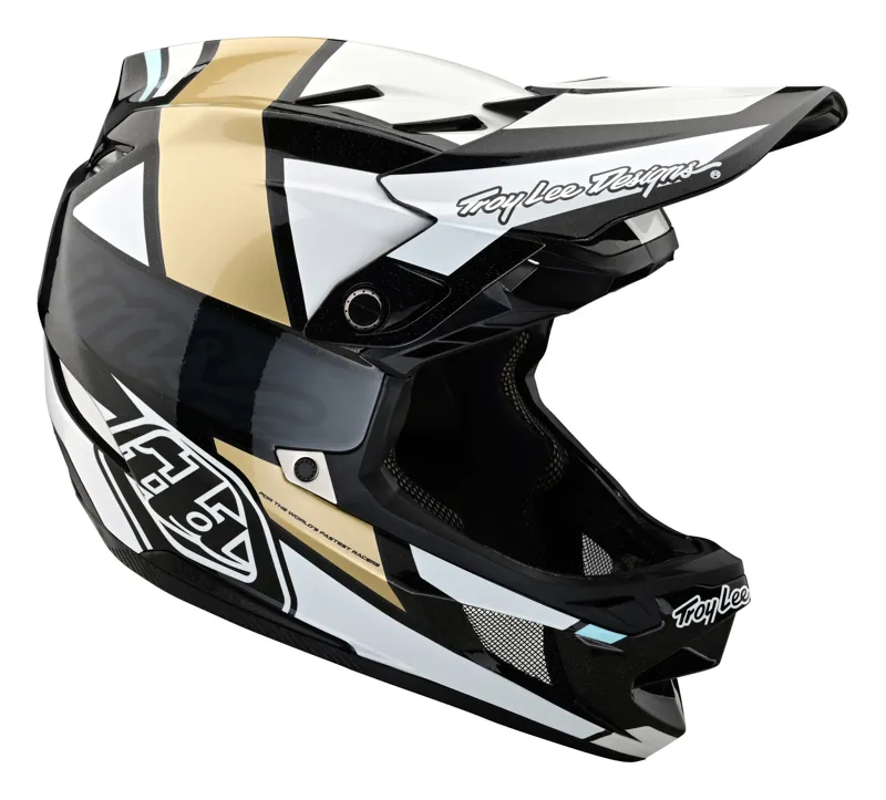 Troy Lee Designs D4 Carbon Full Face MIPS MTB Helmet Team Gold-6