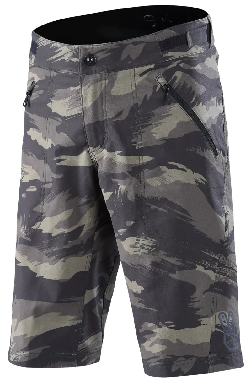 Troy Lee Designs Skyline MTB Shorts with Liner Brushed Camo Military