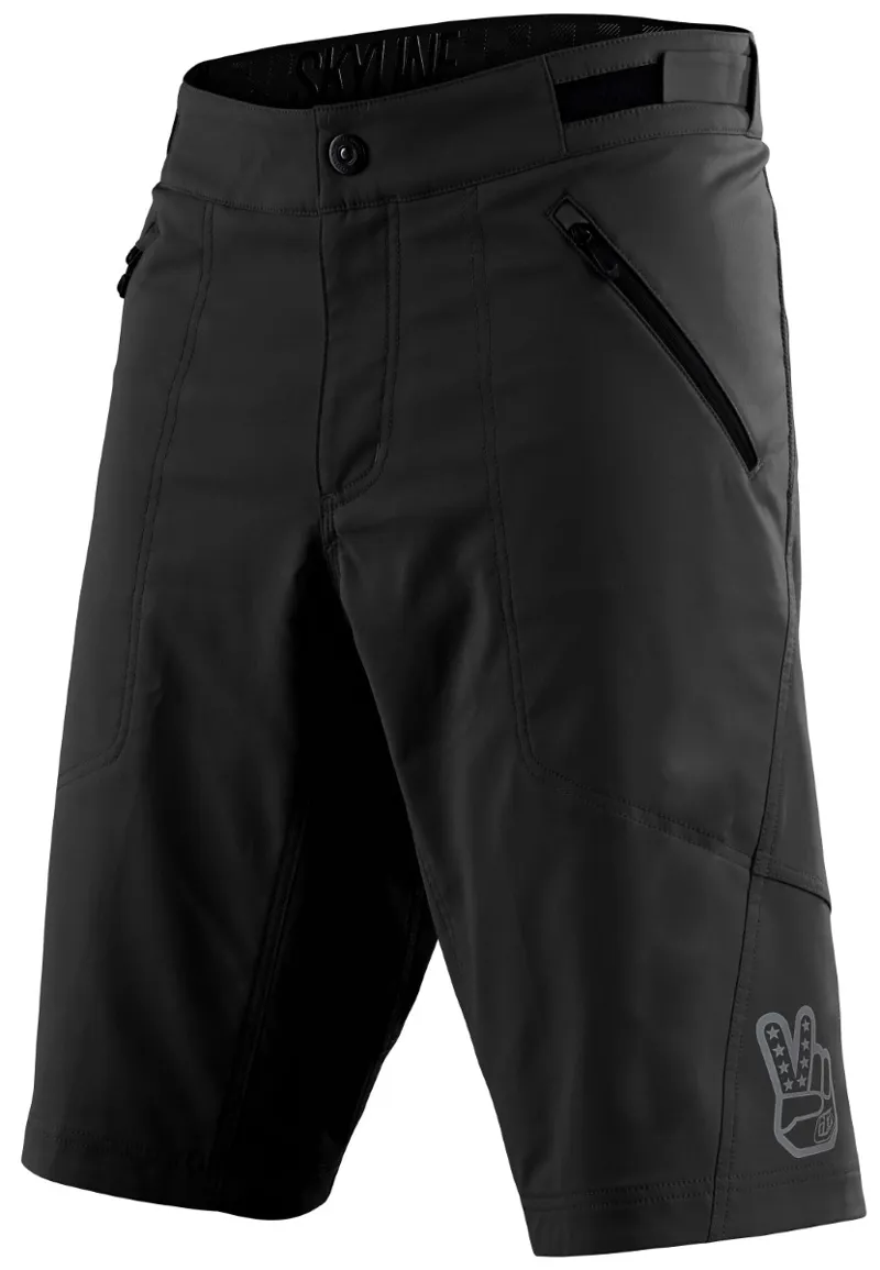 Troy Lee Designs Skyline MTB Shorts without Liner Solid Black