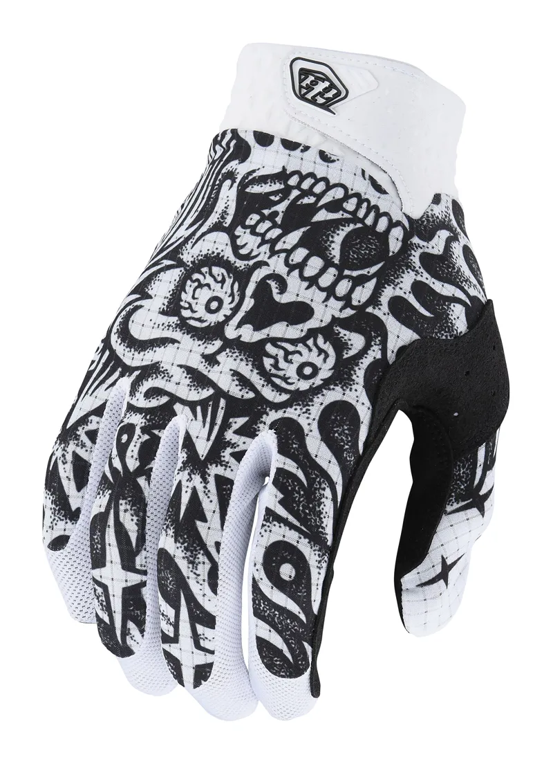Troy Lee Designs Air Gloves Skull Demon White/Black