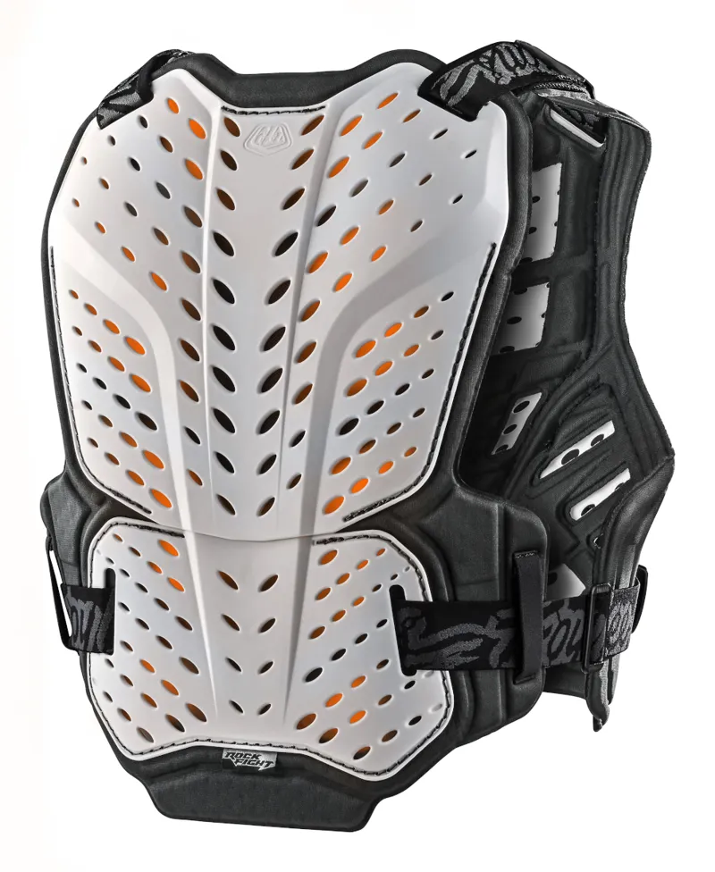 Troy Lee Designs Rockfight CE Chest Protector White -1
