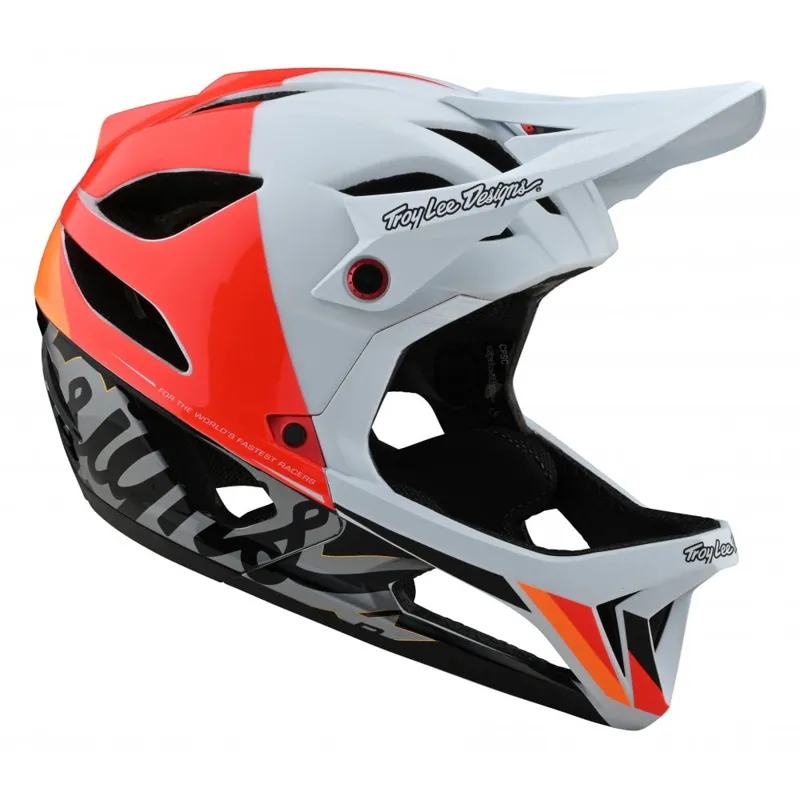 Troy Lee Stages Design Stage Full Face MIPS MTB Helmet Nova/White-3
