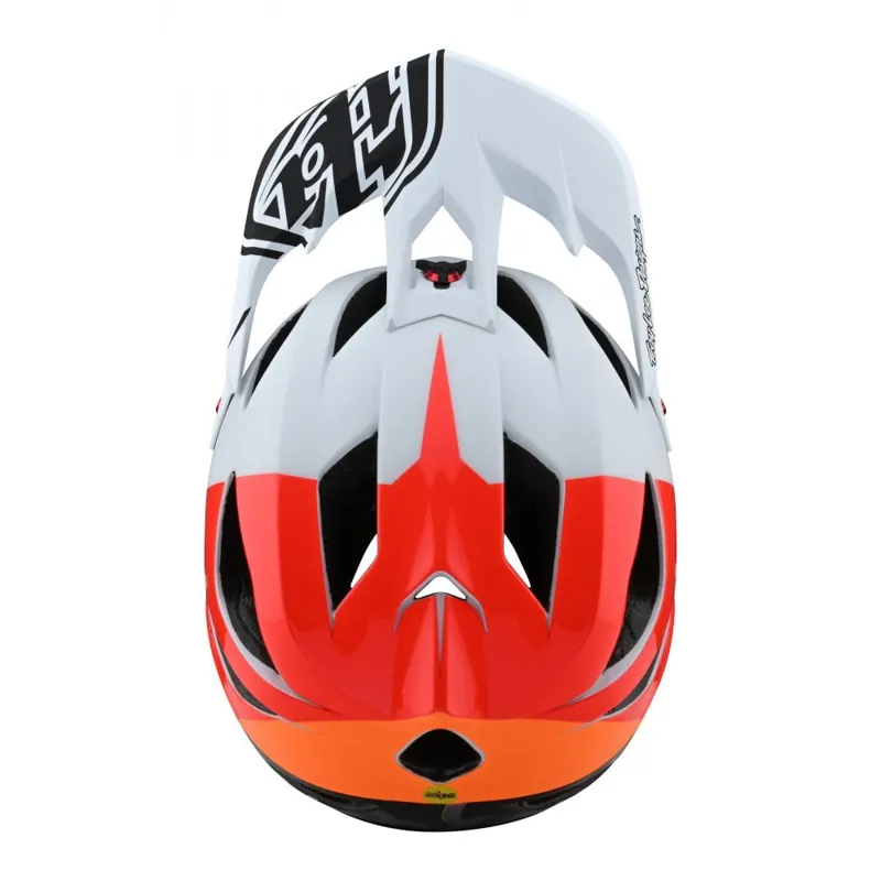 Troy Lee Stages Design Stage Full Face MIPS MTB Helmet Nova/White-5