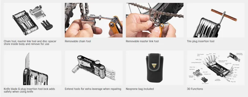 Topeak Mini PT30 Multi Tool Black-4