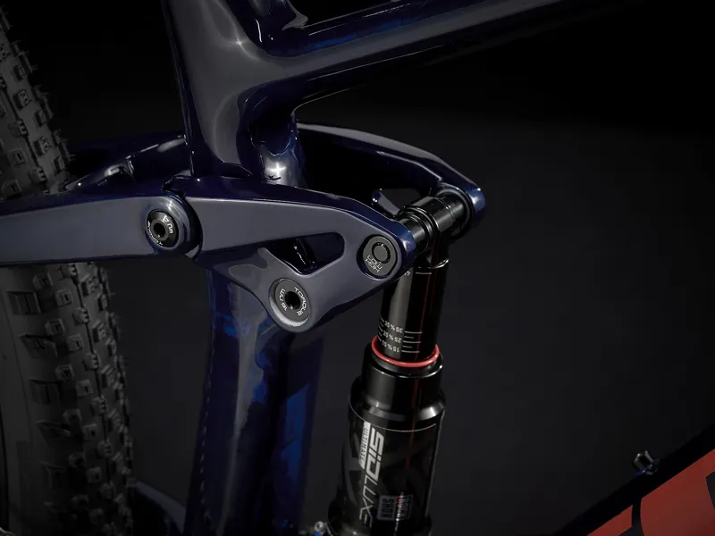 Trek Top Fuel 9.8 GX 29er Mountain Bike 2021 Carbon Blue Smoke/ Coral -2