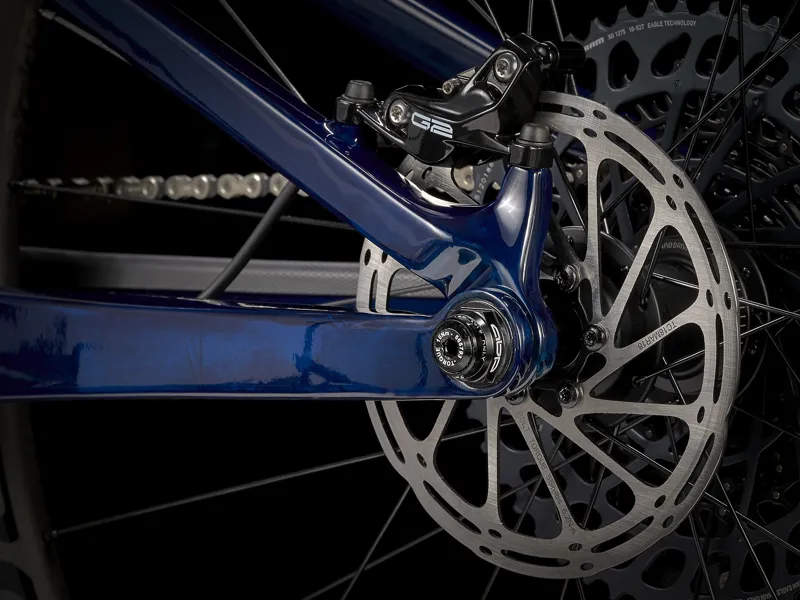 Trek Top Fuel 9.8 GX 29er Mountain Bike 2021 Carbon Blue Smoke/ Coral -4