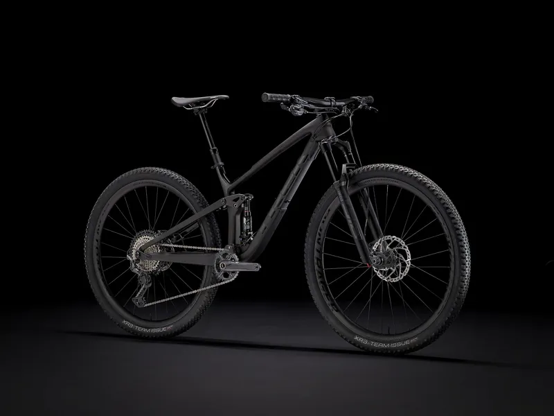 Trek Top Fuel 9.8 XT 29er Mountain Bike 2021 Raw Carbon/Voodoo Black-1