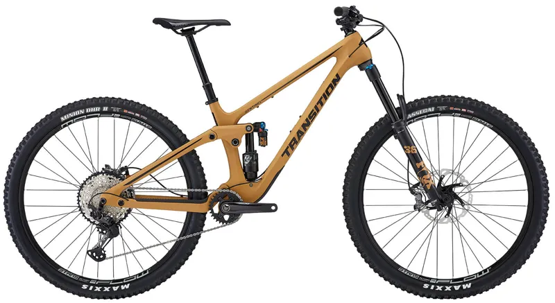 Transition Sentinel Carbon XT 29er Mountain Bike Loam Gold