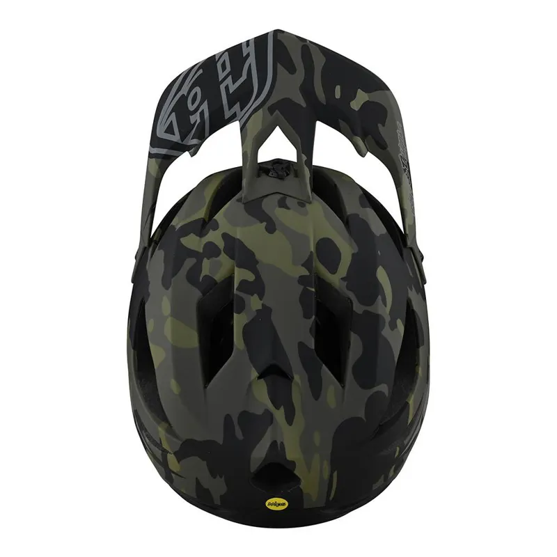 Troy Lee Designs Stage Full Face MIPS MTB Helmet Camo/Olive-2