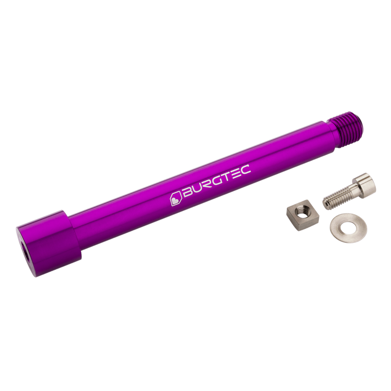 Burgtec Fox 36/38 2021+ Fork Axle Purple Rain-1