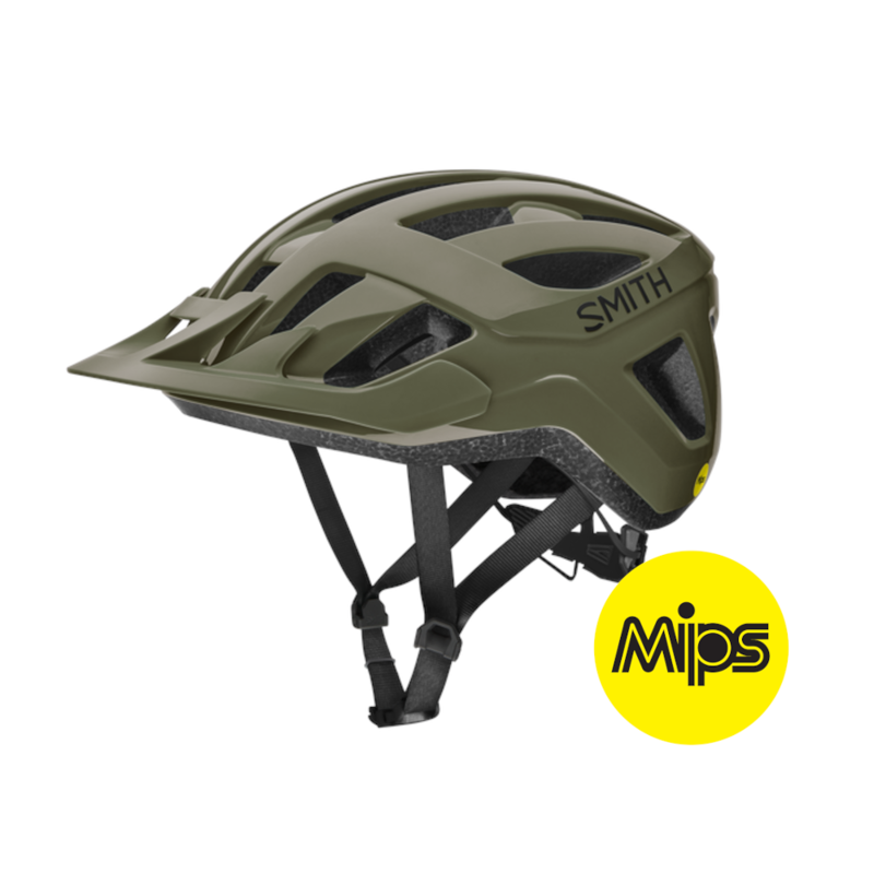 Smith Wilder JR MIPS Mountain Bike Helmet  One-Size Matte Alder Green-1
