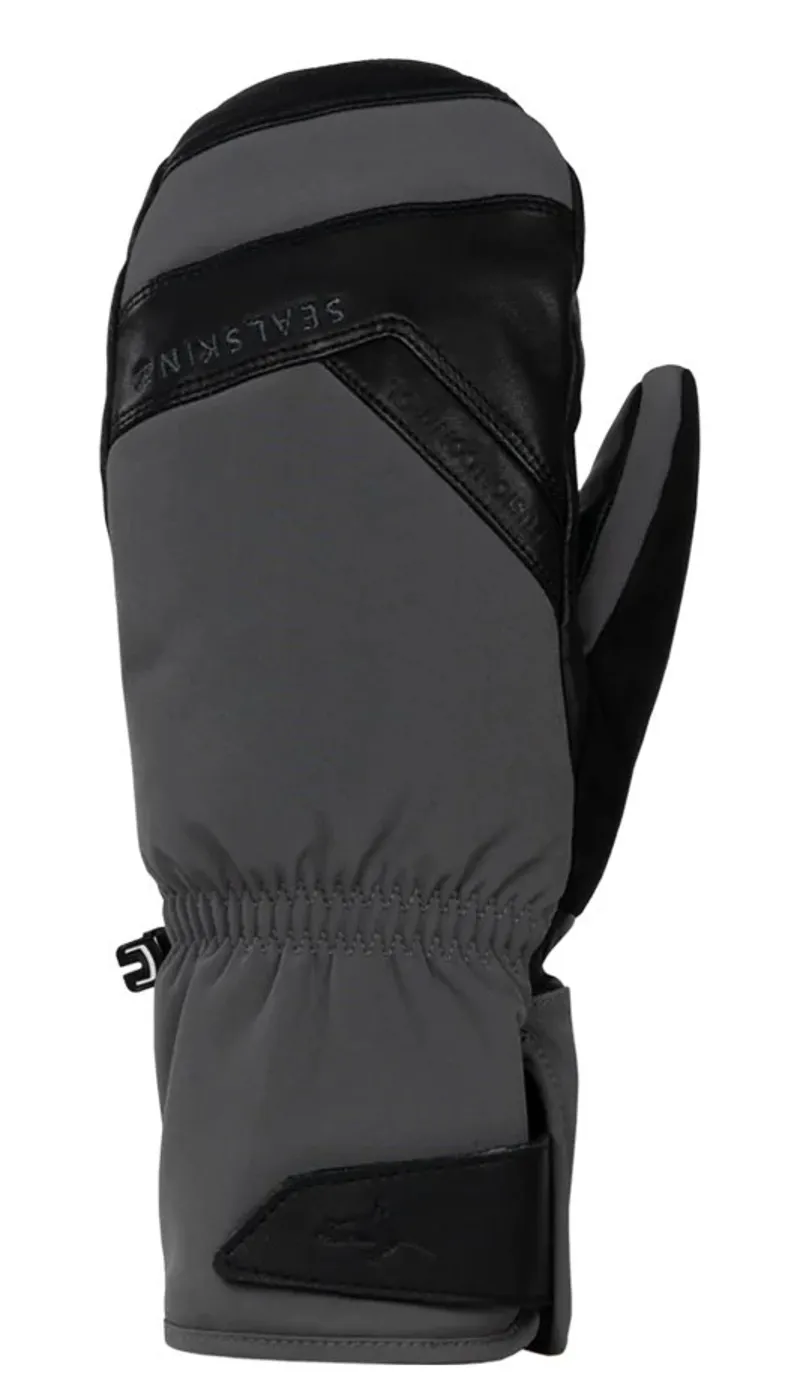 SealSkinz Waterproof Extreme Cold Weather Insulated Finger-Mitten with Fusion Control Grey/Black