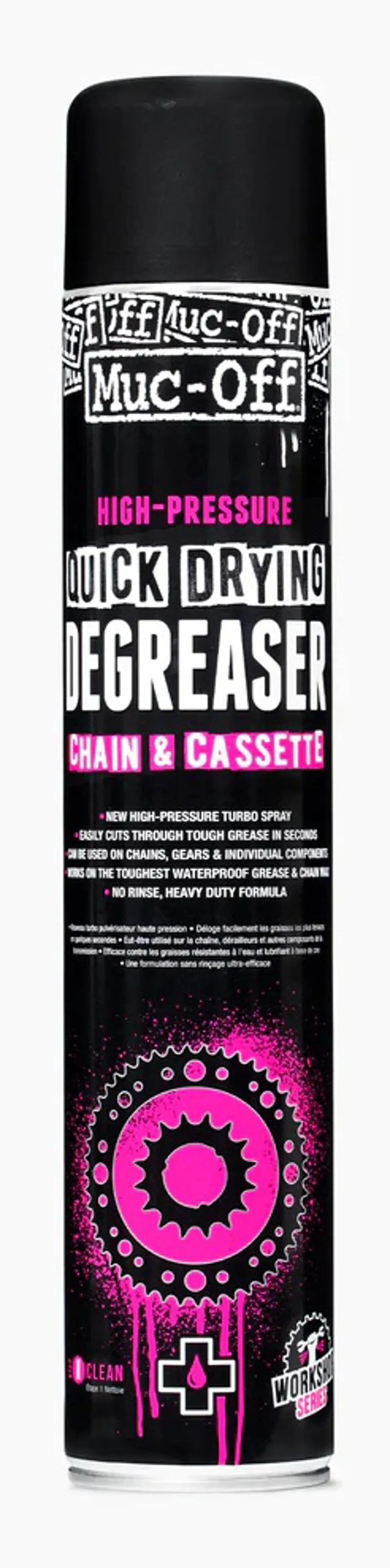 Mucoff High Pressure Quick Drying Chain and Cassette Degreaser 750ml