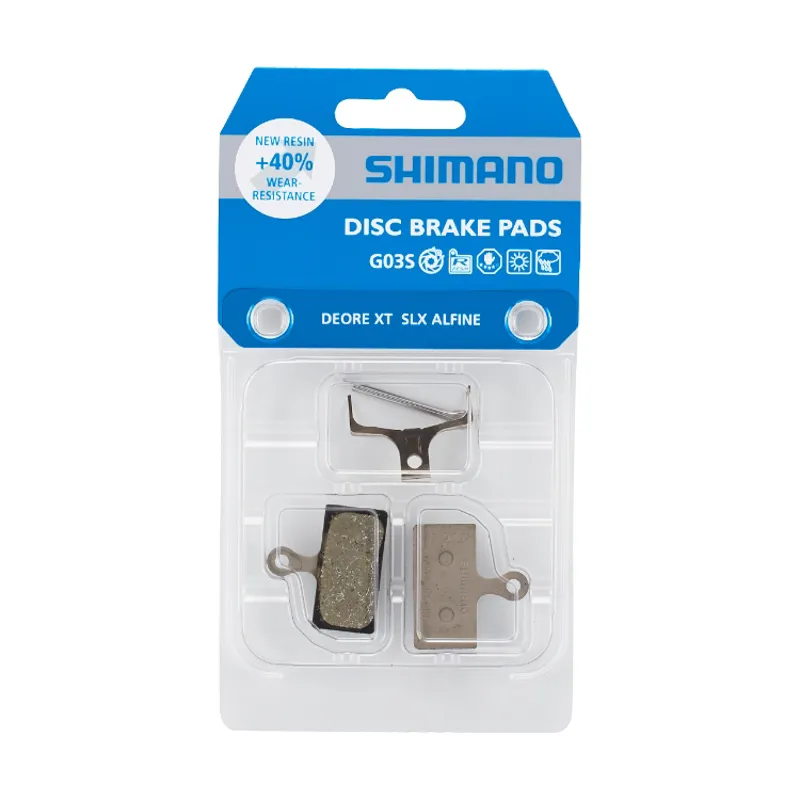 Shimano G03S Disc Brake Pads Steel Backed Resin-2
