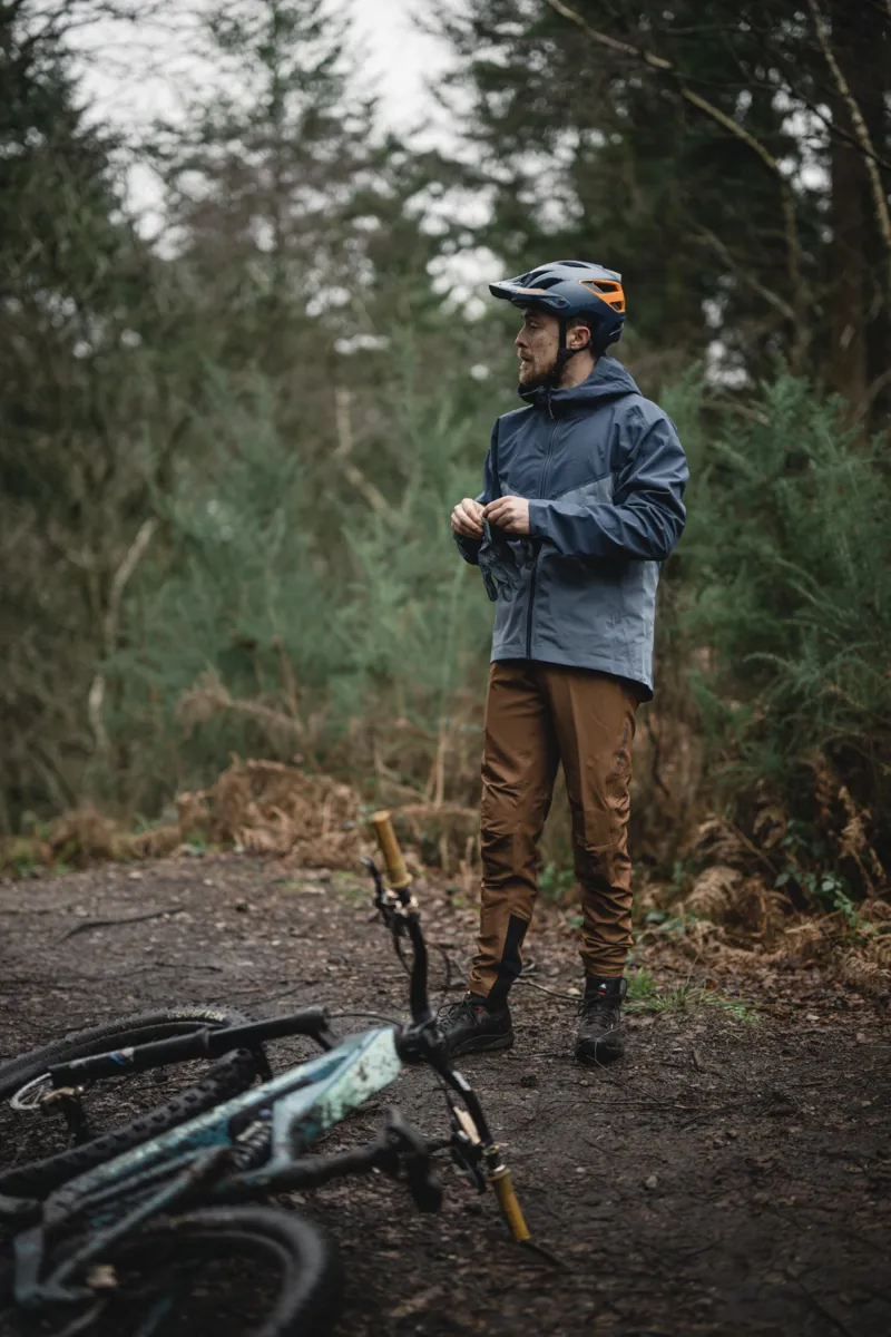 Troy Lee Designs Descent Waterproof Jacket Blue Mirage-2