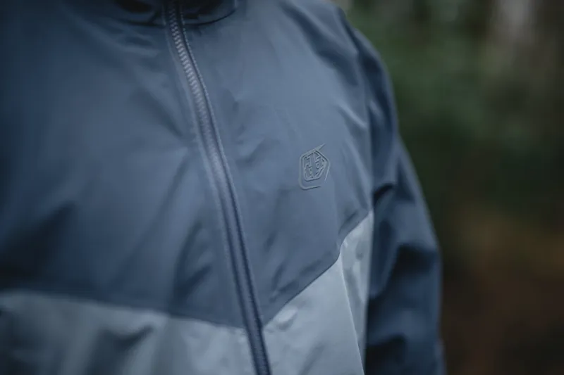 Troy Lee Designs Descent Waterproof Jacket Blue Mirage-5