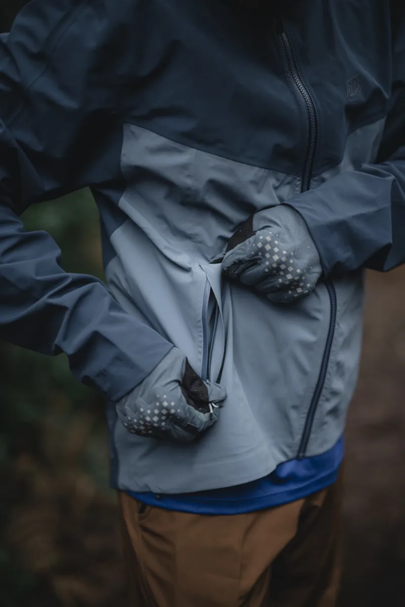 Troy Lee Designs Descent Waterproof Jacket Blue Mirage-6