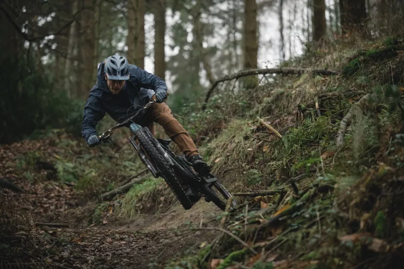 Troy Lee Designs Descent Waterproof Jacket Blue Mirage-10