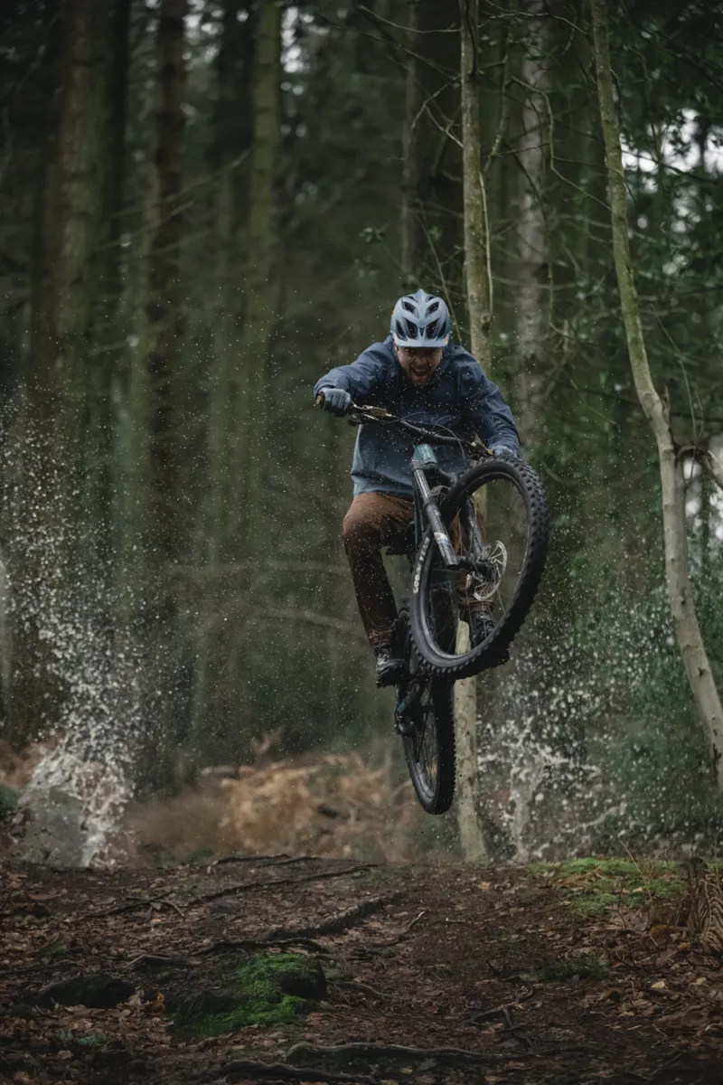 Troy Lee Designs Descent Waterproof Jacket Blue Mirage-11