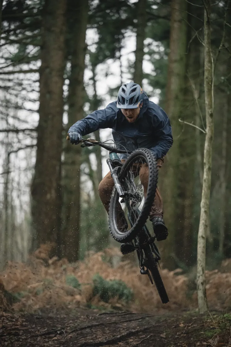 Troy Lee Designs Descent Waterproof Jacket Blue Mirage-12