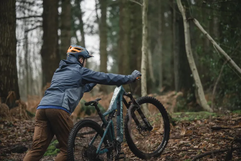 Troy Lee Designs Descent Waterproof Jacket Blue Mirage-13