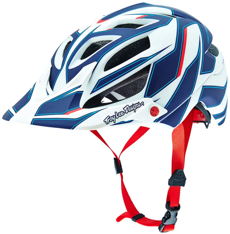 Troy Lee A1 Reflex Helmet White/Blue