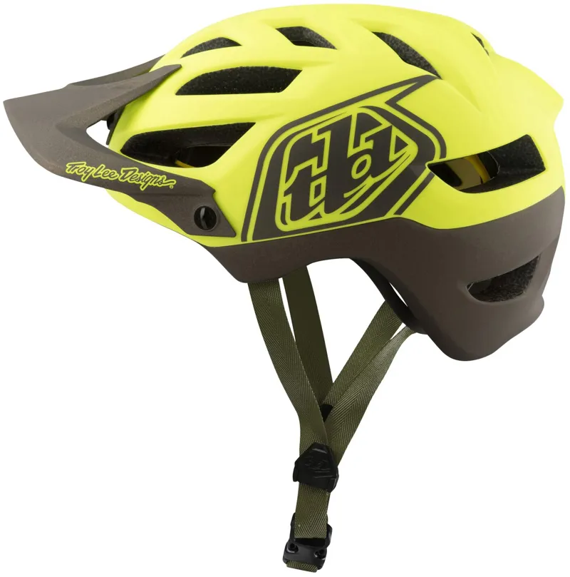 Troy Lee Designs A1 Mips Helmet Classic Black/Yellow-1