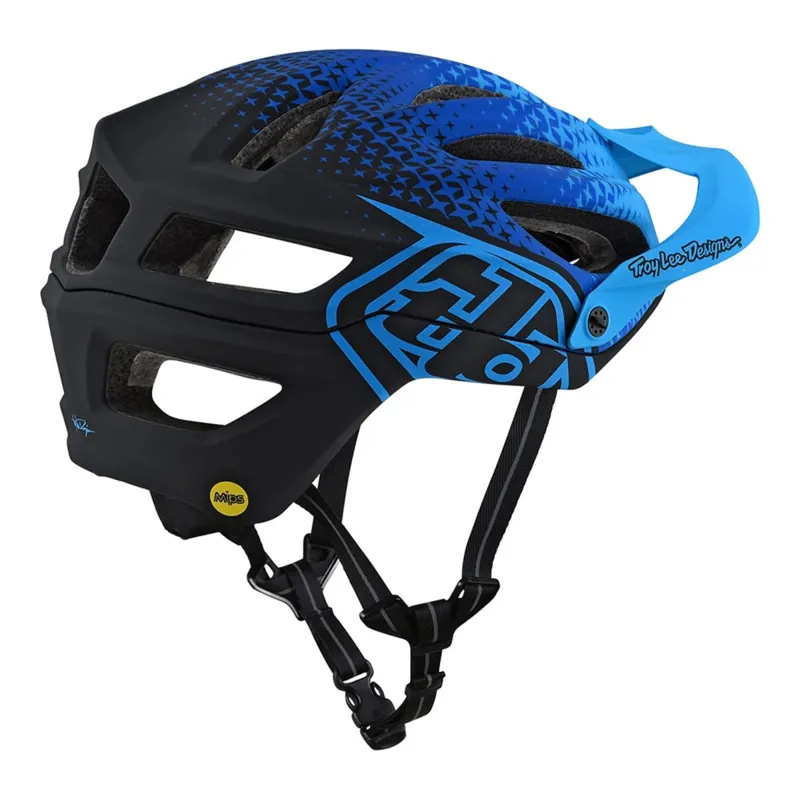 Troy Lee Designs A2 Mips Helmet Starburst Ocean-1