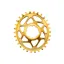 Absolute Black Sram GXP Direct Mount Oval Chainring Gold