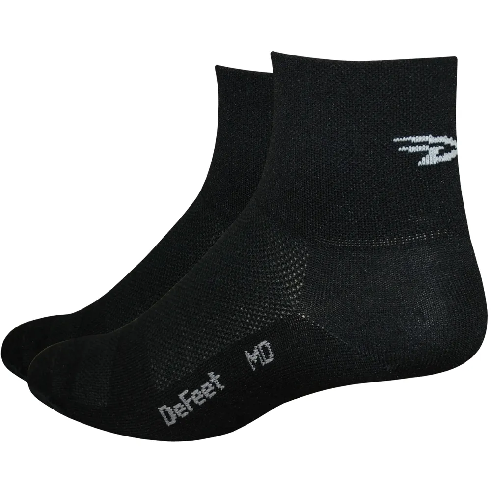 Image of Defeet Aireator D Logo Socks Black