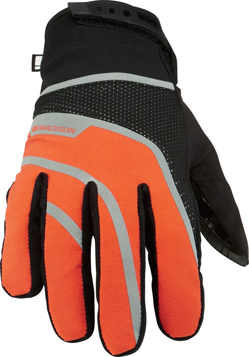 Madison Avalanche Waterproof Gloves Black/Orange