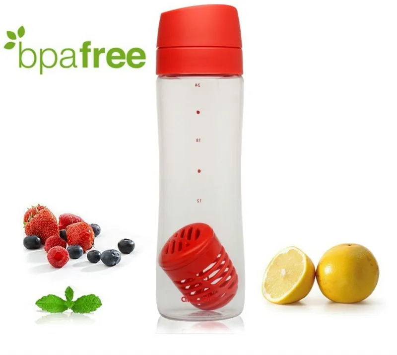 Aladdin Fruit Infuser Water Bottle 710ml Red-2