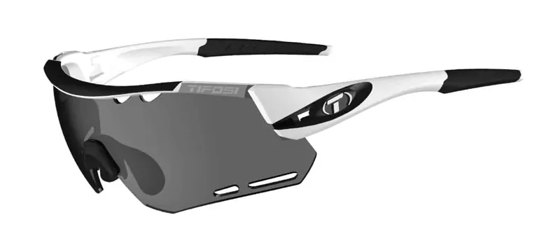 Tifosi Alliant 3-lense Cycling Sunglasses Crystal White/Black-1