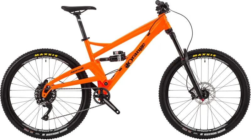 Orange Alpine 6 S 27.5 Mountain Bike 2017 Atomic Orange-1