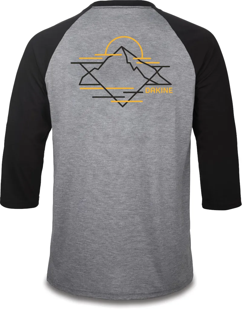 Dakine Alpine 3/4 Raglan Tech Tee Black-1