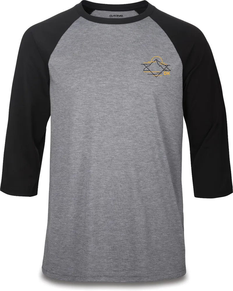Dakine Alpine 3/4 Raglan Tech Tee Black