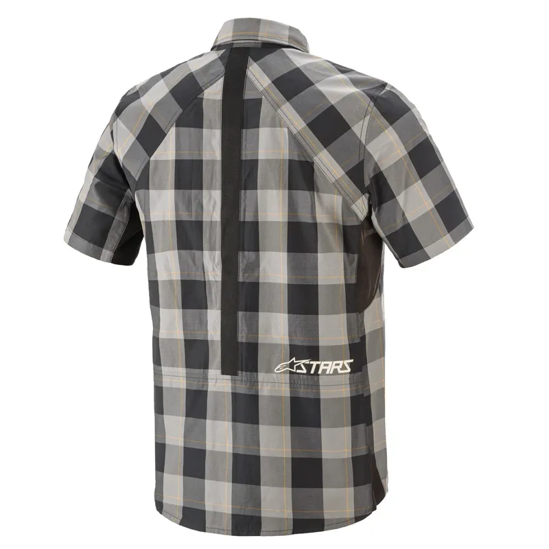 Alpinestars Manual Short Sleeve Shirt Green/Slate Black/Tang-1