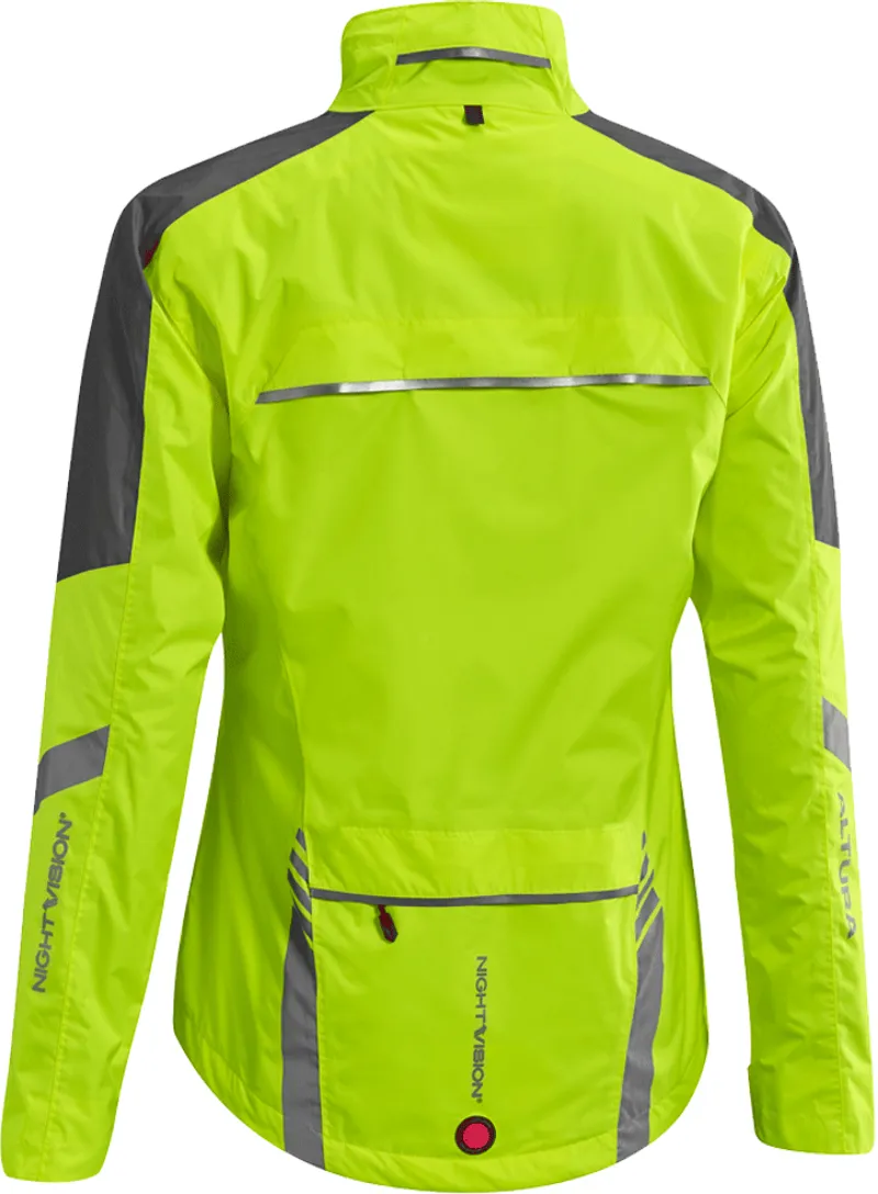 Altura Nightvision 3 Womens Waterproof Jacket Hi Viz Yellow-1