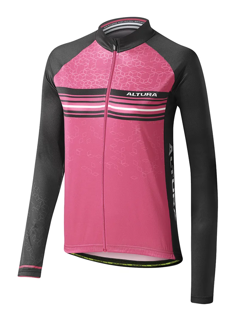 Altura Womens Sportive Team Long Sleeve Jersey Pink/Black