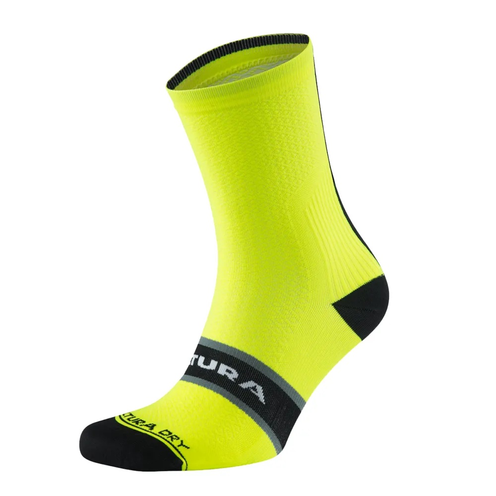 Image of Altura Elite Socks Triple Pack Hi-Vis Yellow/Black/White