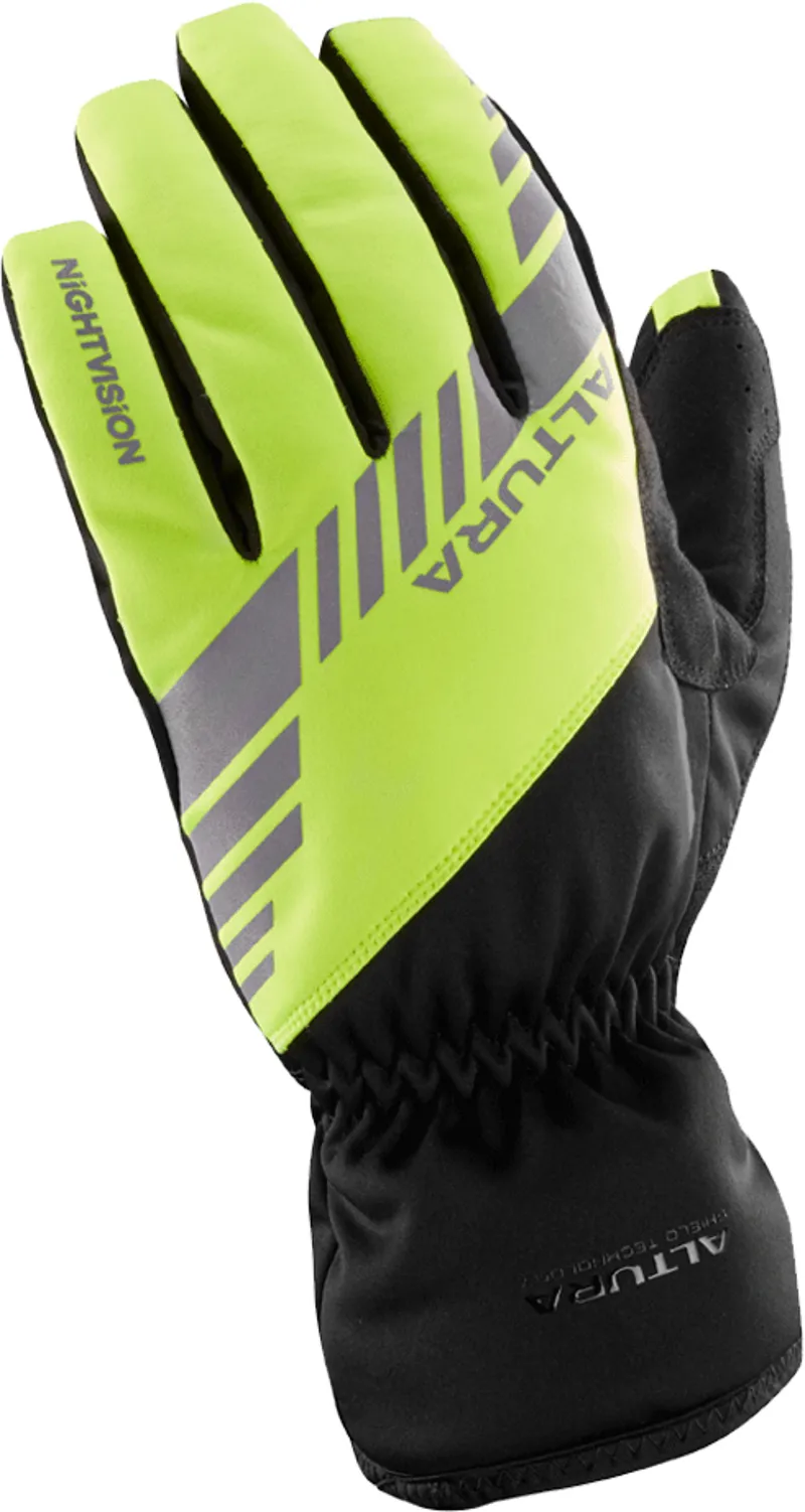 Altura Nightvision 3 Waterproof Gloves Hi-Viz Yellow/Black